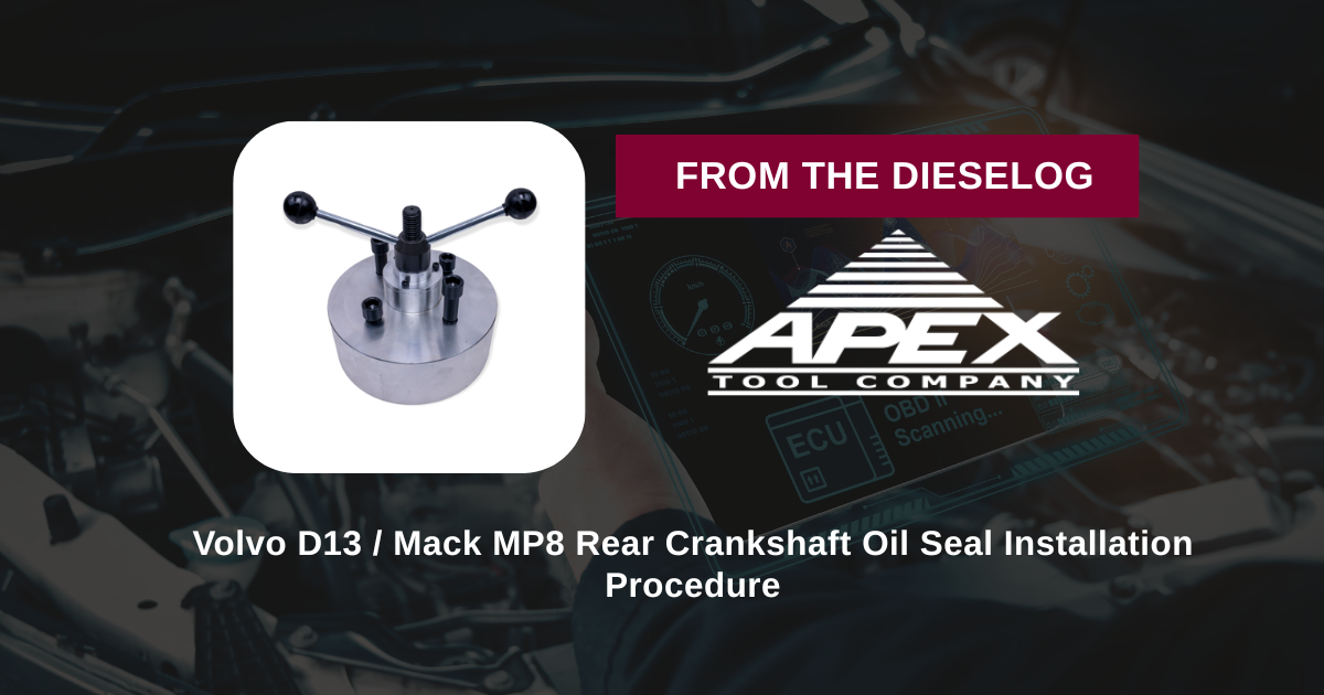 Volvo D13 / Mack MP8 Rear Crankshaft Oil Seal Installation Procedure